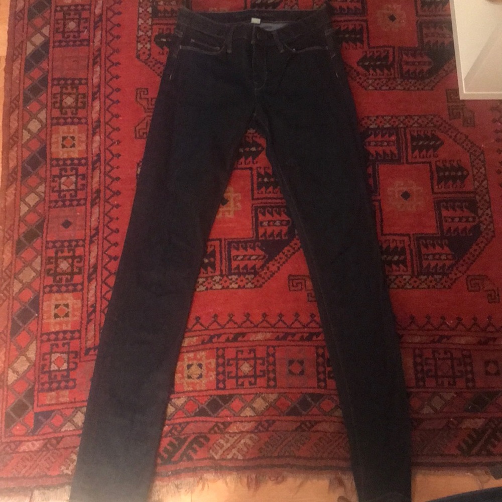 Banana republic dark rinse jeans 25